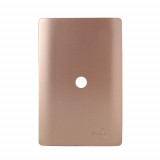 Placa com Furo + Suporte 4X2 - Novara Especiais Ouro Rose